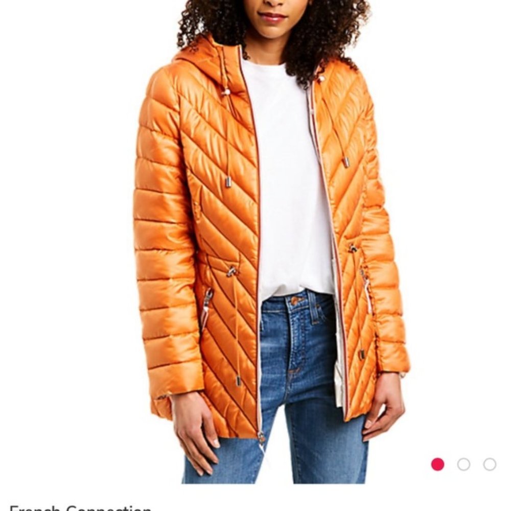 NWT French Connection Packable Puffer Anorak Jacket